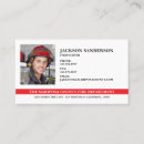 Search for fire department business cards Firefighter