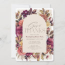 Search for give thanks thanksgiving invitations Fall