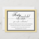 Search for 40 year anniversary invitations Anniversaries