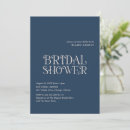 Search for navy blue bridal shower invitations Simple