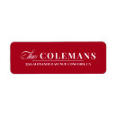 Search for festive return address labels Simple