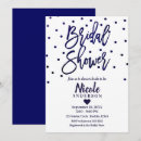Search for navy blue bridal shower invitations Trendy