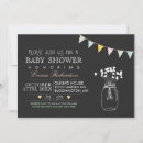 Search for pink gray baby shower invitations Chalkboard
