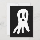 Search for ghosts halloween cards Black