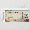 Search for aeroplane ticket wedding invitations Hawaii