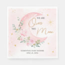 Search for moon and stars napkins Over the moon
