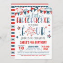 Search for fourth of july birthday invitations Little firecracker