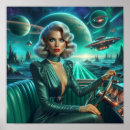 Search for space rocket posters Vintage