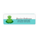 Search for lily pad return address labels Cute
