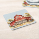 Search for farm animal coasters Red