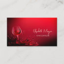 Search for wine glass business cards Vineyard