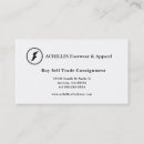 Search for footwear business cards Apparel