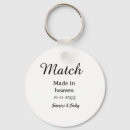 Search for engaged round key rings Couple name date