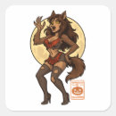 Search for cartoon wolf stickers Halloween