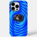 Search for psychedelic cat iphone cases Blue