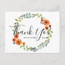 Search for floral wreath wedding postcards Modern