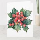 Search for romantic christmas cards Botanical