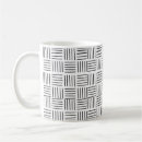 Search for black and white square pattern mugs Modern