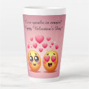 Search for heart shape mugs Latte