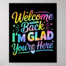 Search for welcome back posters Here