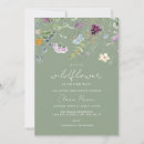 Search for sage baby shower invitations Floral