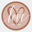 Search for round love stickers Small business