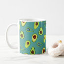 Search for cute avocados mugs Kawaii