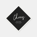 Search for black and white christmas napkins Cheers