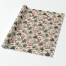 Search for christmas palm tree wrapping paper Tropical santa