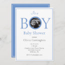 Search for ultrasound baby boy shower invitations Modern