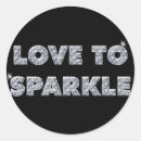 Search for bling love stickers Glitter