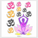 Search for om mantra stickers Yoga