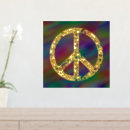 Search for world peace on earth posters Symbol