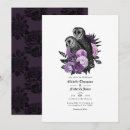 Search for purple gothic wedding invitations Floral