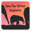 Search for save the elephants stickers Animals