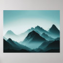 Search for foggy mountains posters Minimalist