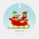 Search for sleigh christmas tree decorations Typography