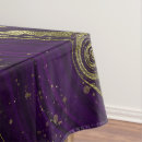 Search for purple and gold tablecloths Marble