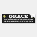 Search for grace bumper stickers Cross
