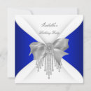 Search for royal blue 70th birthday invitations Silver