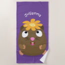 Search for guinea pig beach towels Funny