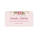 Search for adult return address labels Pink