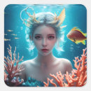 Search for beautiful mermaid stickers Under the sea