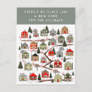 Search for real estate christmas postcards New home