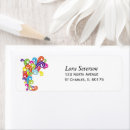 Search for abstract swirl return address labels For her