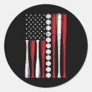 Search for baseball flag stickers Usa