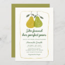 Search for perfect pear invitations Minimalist