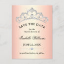 Search for sweet 16 save the date postcards Rose gold