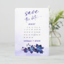 Search for blue orchid save the dates Purple