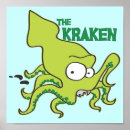 Search for kraken art Sea monster